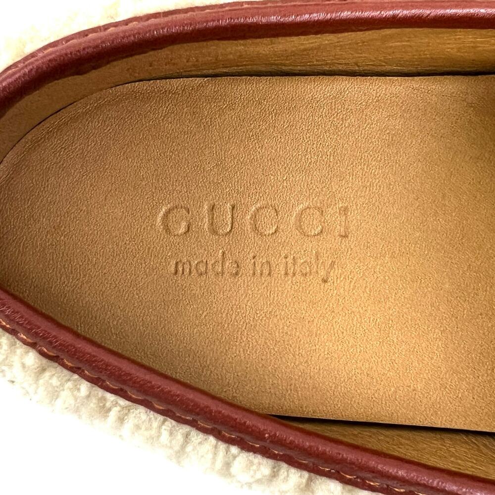 Gucci Horsebit Shearling Slippers - Picture 7 of 7